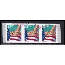 Used 3281c 33c U.S. Flag Over City Very Fine PNC 5555/3 PA4072