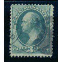 Used 147 3c George Washington Barely Clears M00062
