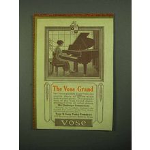 1922 Vose Grand Piano Ad