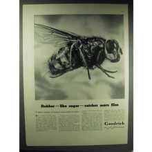1937 Goodrich Rubber Ad - Like Sugar Catches More Flies