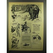 1943 Ethyl Gasoline Ad - What's in a Name - Circus