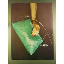 1980 Reva Purse Ad - of Snakeskin