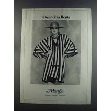 1982 Martha Oscar de la Renta Fashion Ad