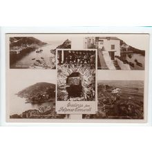 Polperro RP Multiview Postcard Cornwall Chapman & Son