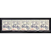 2266 24.1c Tandem Bicycle Very Fine MNH Dry Gum PNC 1/5 X1293