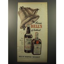 1950 Bell's Scotch Ad - The bonnie Bell's of Scotland