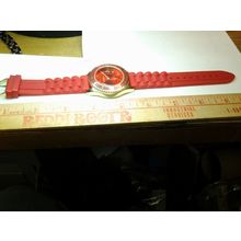 GOSSIP GSP815c Silver-Tone Silicone Band Ladies Watch