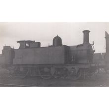 GWR Great Western Railway 2-4-0T No 3566 Real Photo Train Old Postcard