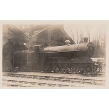 LNWR 4-6-0 Class No 5472 Richard Moon Antique Real Photo Train Postcard