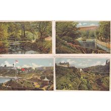 Scarborough Valley 4x Antique Postcard s