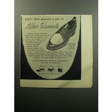 1957 Allen-Edmonds Saratoga Shoes Ad - Every man deserves a pair