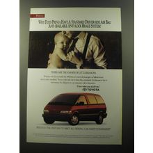 1992 Toyota Previa Minivan Ad - Why Previa have standard driver-side Air Bag