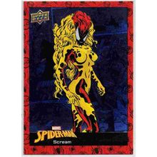 2024 UPPER DECK SPIDER-MAN ' BLUE PARALLEL ' card # 33