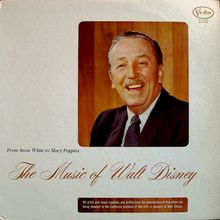 THE MUSIC OF WALT DISNEY From Snow White To Mary Poppins 1966 record album