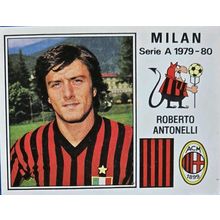 MILAN, ROBERTO ANTONELLI STICKER .183 PANINI 1979/1980