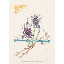 Salvador Dalí Florals Surrealist Flowers 1972 Picture 11 Poster Canvas Movie Fil
