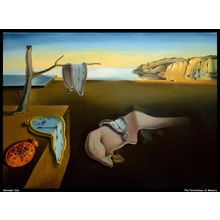 salvador-dali - -the-persistence-of-memory - upscaled Poster Canvas Movie Film P