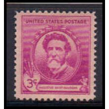 886 3c Augustus Saint-Gaudens Fine MNH KA3887