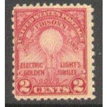 655 2c Edison's First Lamp Average Plus MNH Q0753