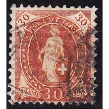 SCHWEIZ SWITZERLAND [1905] MiNr 0076 Ca ( O/used )