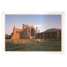 MELROSE ABBEY, MELROSE, THE BORDERS unused postcard =