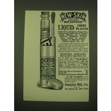 1902 New-Skin Liquid Court Plaster Ad - New-Skin trade mark registered