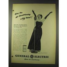1948 General Electric Air Conditioning Ad - a Big Hand