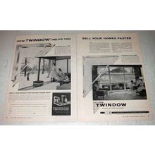 1958 Twindow Insulating Glass Ad - Helps Sell Homes