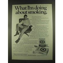 1972 Vantage Cigarettes Ad - What I'm Doing About