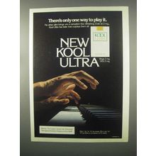 1982 Kool Cigarettes Ad - Only One Way To Play It