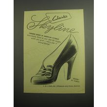 1948 Clarks Skyline Revere Shoes Ad