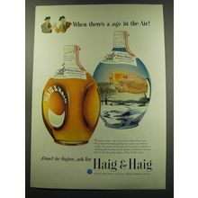 1949 Haig & Haig Scotch Ad - When there's a nip in the Air