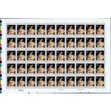 Madonna & Child Sheet of Fifty 32 Cent Postage Stamps Scott 3107