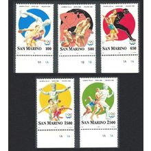 San Marino Modern Olympic Games 5v Bottom Margins 1996 MNH SG#1531-1535