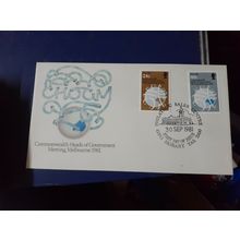australia heads of government 1981 hobart postmark fdc