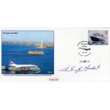 Tony Meadows Concorde Queen Elizabeth Pilot Murderer Hand Signed FDC