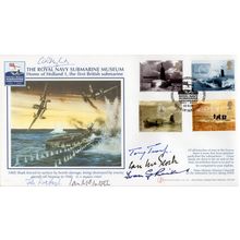 Richard Hezlet Ian McIntosh McGeoch John Troup Roxburgh MULTI 6x Hand Signed FDC