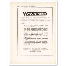 woodward governor company 1943 fighting units ww2 wartime vintage ad