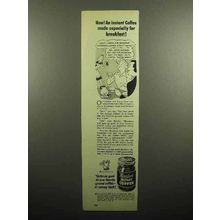1946 Borden's Instant Coffee Ad - For Breakfast