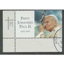 GER 2005 55c 'POPE JOHN PAUL II '(CORNER MARGIN) FINE USED (EBID49-490)