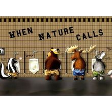 Nature Calls - Tree Free Greeting Card - 11105