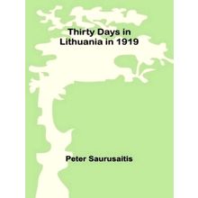 Thirty Days in Lithuania in 1919 by Peter Saurusaitis