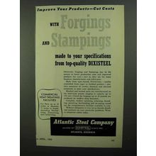 1950 Atlantic Steel Company Ad - Forgings Stampings