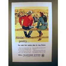 1959 Bell Telephone Ad - Sittin' Pretty!