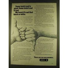 1980 ARCO Oil Ad - Some Insist Coal Is Good