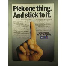 1980 Arco Atlantic Richfield Ad - Pick One Thing