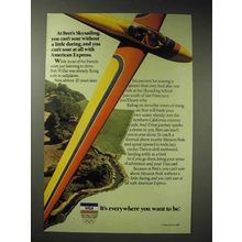 1987 VISA Credit Card Ad - Can't Soar Without Daring