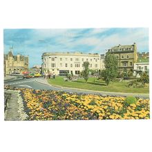 THE TOWN CENTRE, BARNSTAPLE, DEVON.. vintage unused postcard =