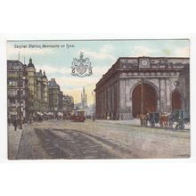 Central Station Newcastle-on-Tyne Postcard N22
