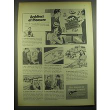 1946 Pan American World Airways Ad - Architect of Pleasure